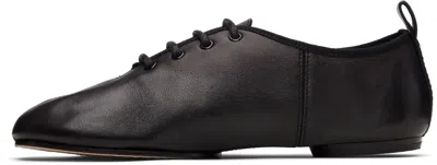 Maison Margiela Black Tabi Jazz Lace-up Derbys In Black