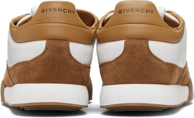Givenchy Yard Court Low Sneakers Contrast Panels In Brown