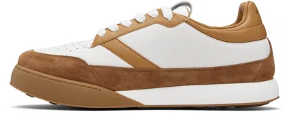 Givenchy Yard Court Low Sneakers Contrast Panels In Brown