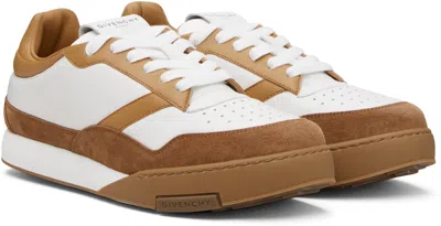 Givenchy Yard Court Low Sneakers Contrast Panels In Brown