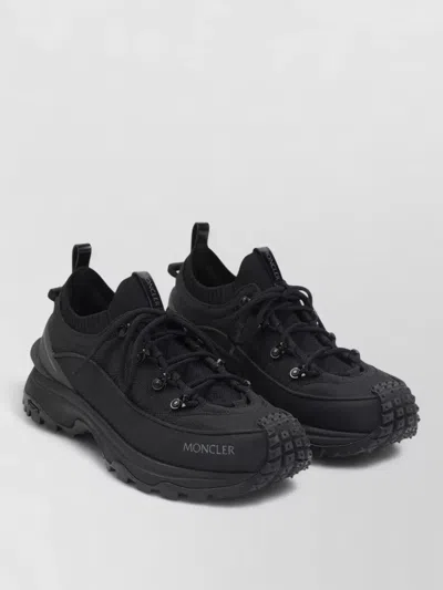Moncler Lite3 Trail Sneakers Sock Construction In Multi