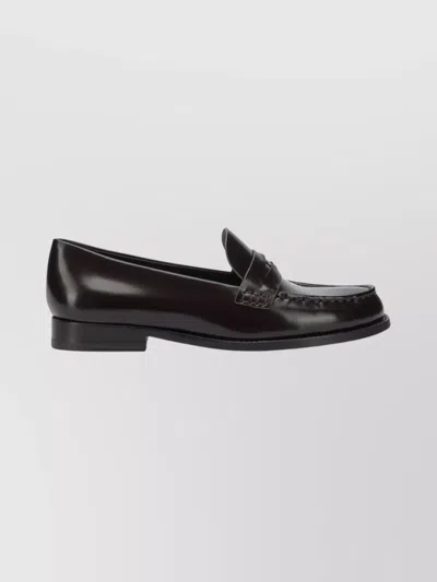 Tory Burch Penny Strap Loafers And Slippers Collection In Black