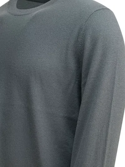 Vince Cashmere And Silk Crewneck Sweater Knitwear Grey In Gray