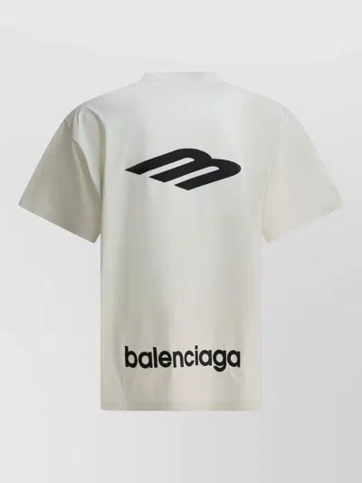 Balenciaga Sports Icon Crewneck Short Sleeve T-shirt In Multi