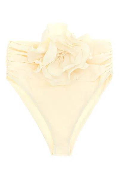 Magda Butrym Swim Bottom 05 Beachwear In Beige Polyamide In White