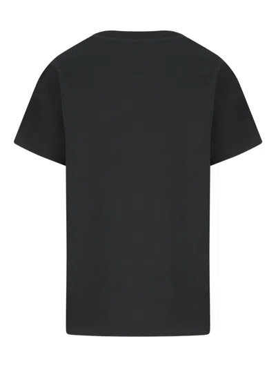Burberry Ekd Graphic-print T-shirt In Black