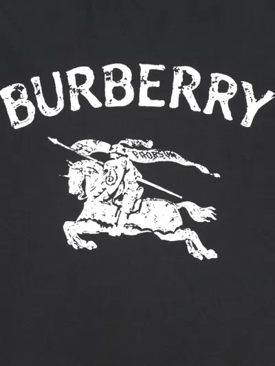Burberry Ekd Graphic-print T-shirt In Black