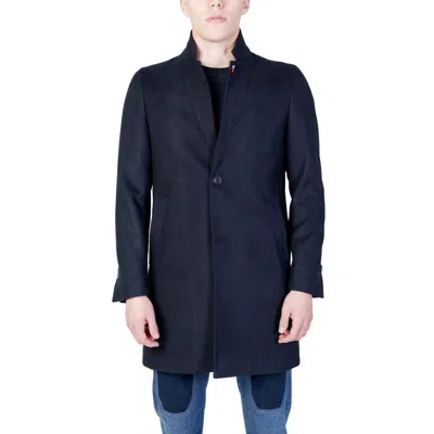 Mulish Polyester Men's Coat In Blue