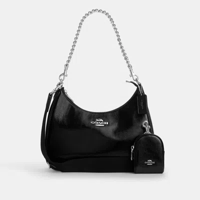 Coach Outlet Teri Hobo Bag With Pouch In Silver