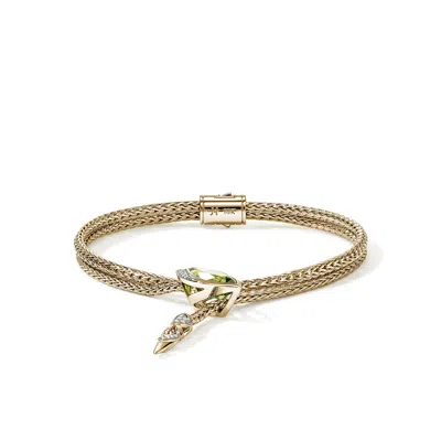 John Hardy Artisan Series Naga Double Row Bracelet, 2.5mm In Gold