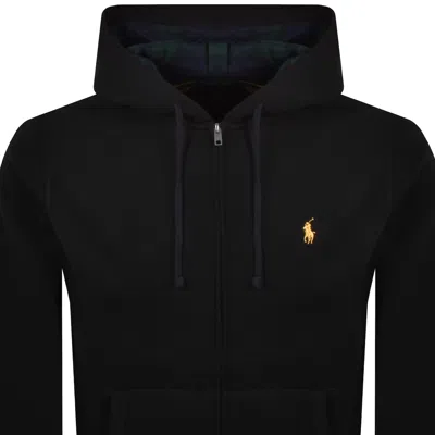 Ralph Lauren Full Zip Hoodie Black In Black