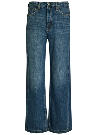 Rag & Bone Logan Wide-leg Jeans In Blue