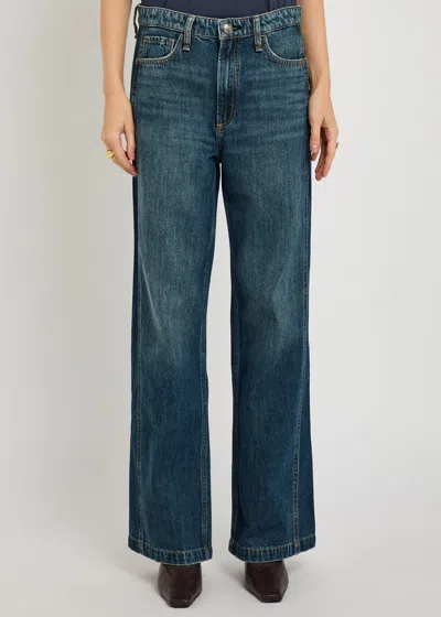 Rag & Bone Logan Wide-leg Jeans In Blue