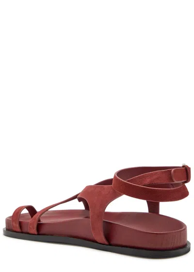 A.emery Jalen Slim Suede Sandals In Multi