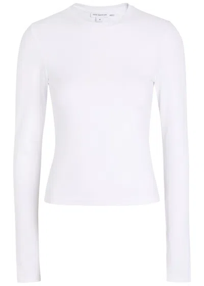 Good American Stretch-cotton T-shirt In White