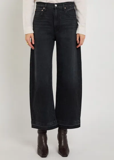 Paige Anessa With Set In Pocket Wide Leg Pants In Renetta In Multi