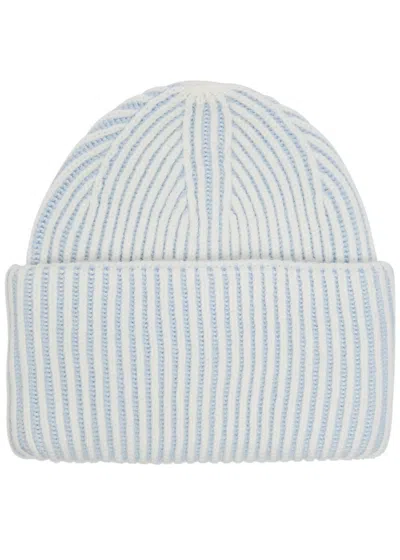 Varley Dionne Ribbed-knit Beanie In Blue