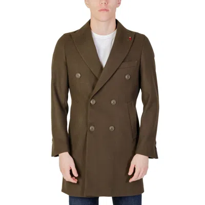 Mulish Polyester Men's Coat In Green