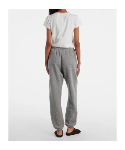 The Row Teo Cashmere And Cotton Sweatpants In Gray