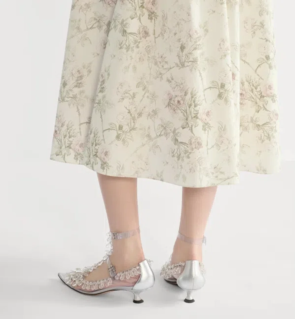 Dior Mid-length Flared Dress In White | ModeSens