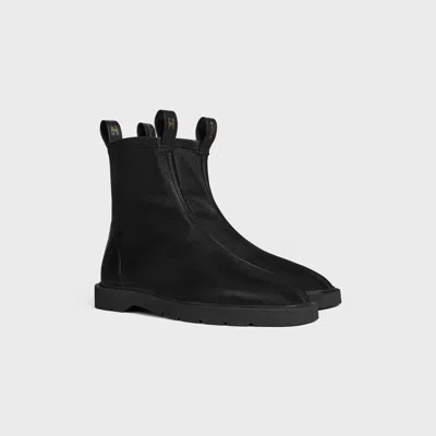 Celine Flow Zipped Boot In Stretch Lambskin In Multi