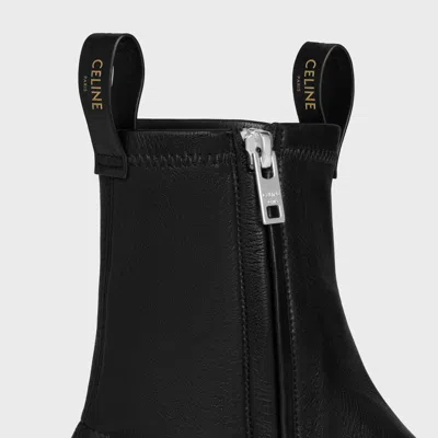 Celine Flow Zipped Boot In Stretch Lambskin In Multi