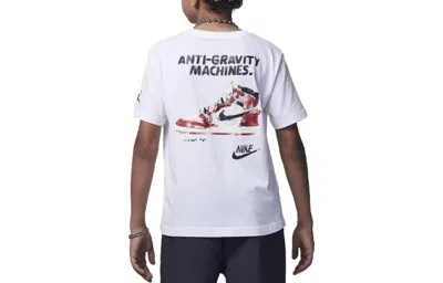Jordan (gs) Air  Anti-gravity Machines T-shirt 'white' In Multi