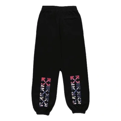 Off-white Mens Fw20 Arrows Print Track Pants In Black