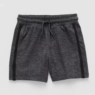 Okie Dokie Toddler Boys Moisture Wicking Pull-on Short In Gray