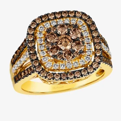 Levian Corp Le Vian Ring Featuring 1 1/6 Ct. Chocolate Diamonds 1/3 Ct. Nude Diamonds Set In 14k Honey Gold In Multi