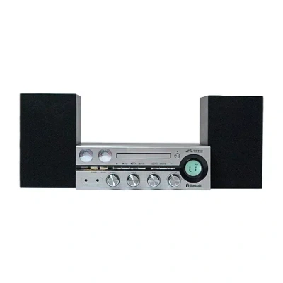 Victor Milwaukee Desktop Stereo System In Silver