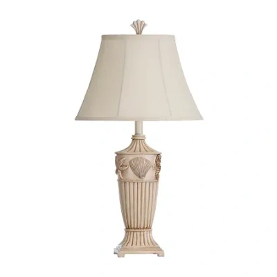 Stylecraft Cream Table Lamp In Neutral