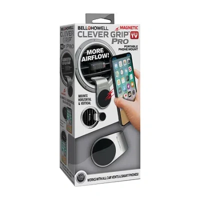 As Seen On Tv Bell + Howell Clever Grip Pro Portable Phone Mount In Silver