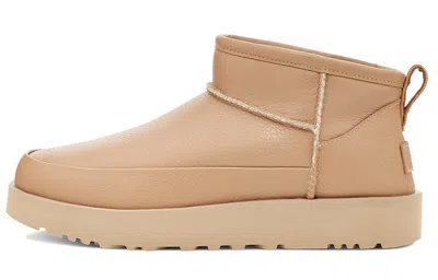 Ugg (wmns)  Classic Sugar Ultra Mini 'sand' In Brown
