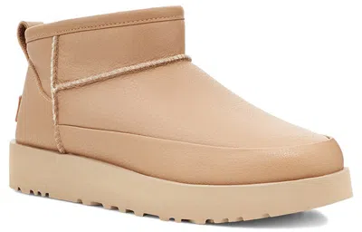 Ugg (wmns)  Classic Sugar Ultra Mini 'sand' In Brown