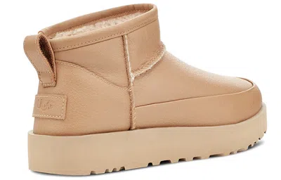 Ugg (wmns)  Classic Sugar Ultra Mini 'sand' In Brown