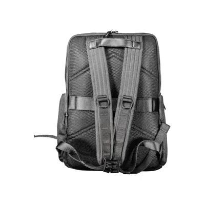 Calvin Klein Black Polyester Backpack In Gray