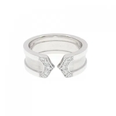Pre-owned Cartier White Gold White Gold (18k) Band Ring ()
