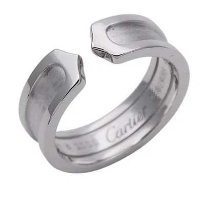 Pre-owned Cartier White Gold White Gold (18k) Band Ring ()