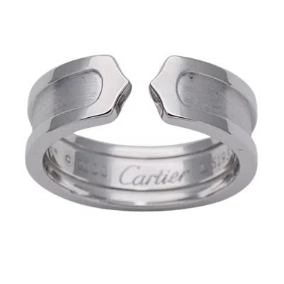 Pre-owned Cartier White Gold White Gold (18k) Band Ring ()