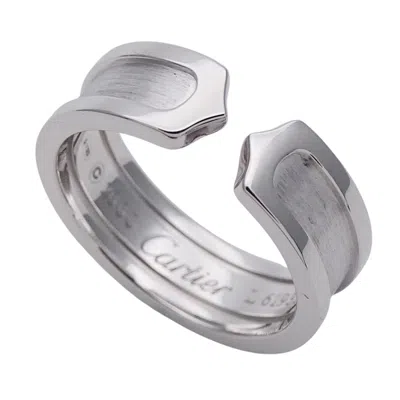 Pre-owned Cartier White Gold White Gold (18k) Band Ring ()