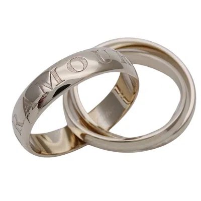 Pre-owned Cartier White Gold White Gold (18k) Band Ring ()