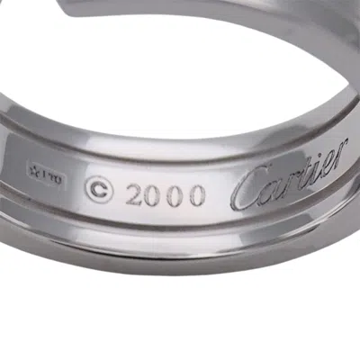 Pre-owned Cartier White Gold White Gold (18k) Band Ring ()