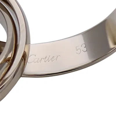 Pre-owned Cartier White Gold White Gold (18k) Band Ring ()