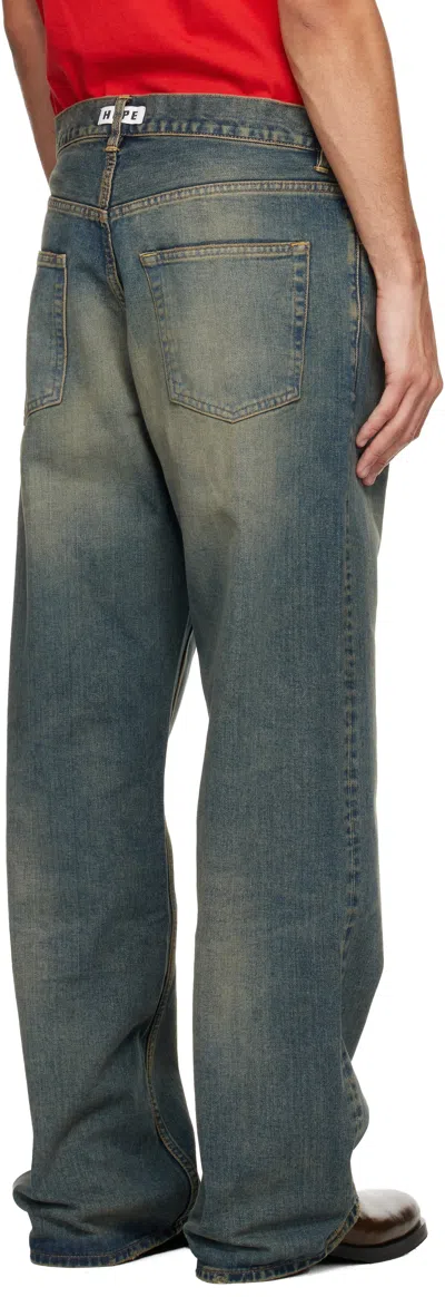 Hope Blue Loose-fit Criss Jeans In Blue