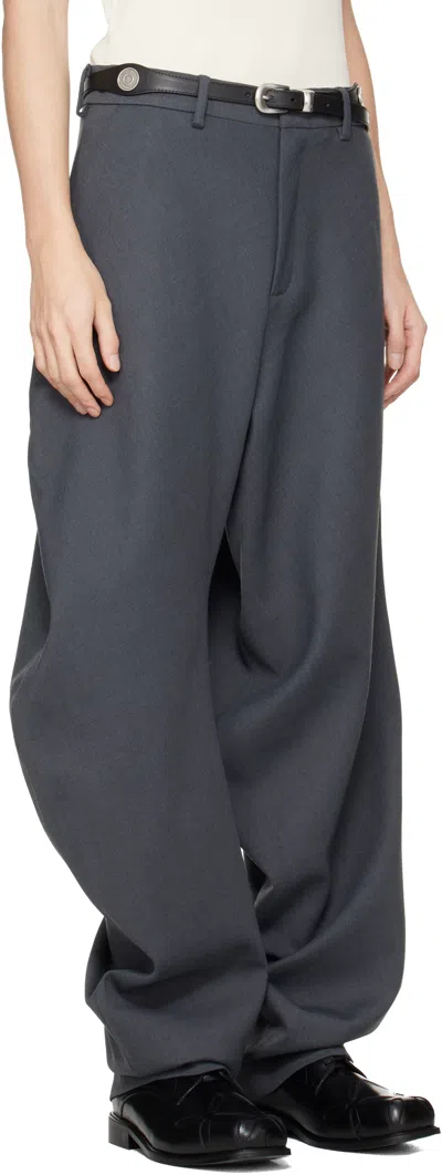 Charles Jeffrey Loverboy Gray Topsy Turvy Trousers In Gray