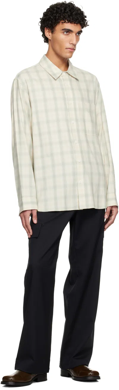 Solid Homme Beige Check Shirt In Multi
