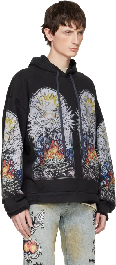 Who Decides War Skull Hooded Pullover