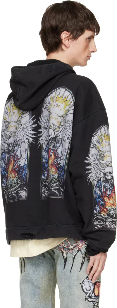 Who Decides War Skull Hooded Pullover