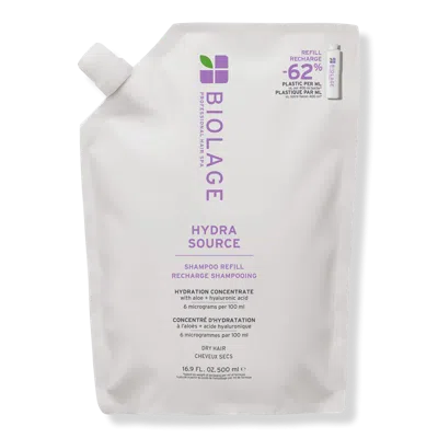 Biolage Hydra Source Shampoo For Dry Hair - 16.9 oz (refill) In Transparent